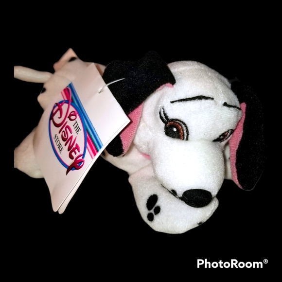 Vintage DISNEY STORE 101 Dalmatians LUCKY Bean Bag Plush Collectible - Picture 1 of 5